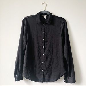H&M Button Up Crepe Shirt
